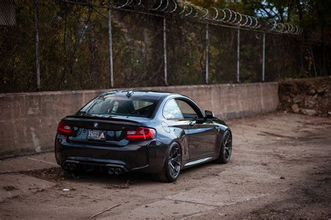 Black Sapphire Metallic Bmw M2 Coupe Kicks Off With And Carbon Kit And Hre Wheels Bmwcoop