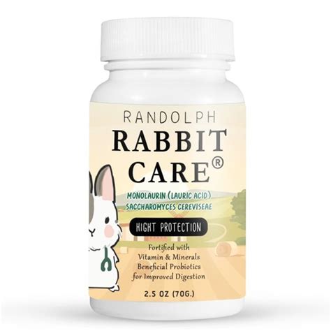 ส่งฟรี Randolph Rabbit Care อาหารเสริมพลังงานกระต่ายป่วย สูตร