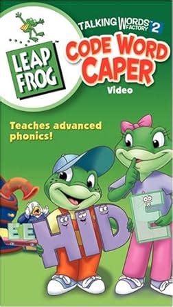 Amazon Leap Frog Talking Words Factory 2 Code Word Caper VHS