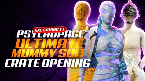 Most Luckiest Psychophage Ultimate Set L Mummy Suit Set Opening PUBG