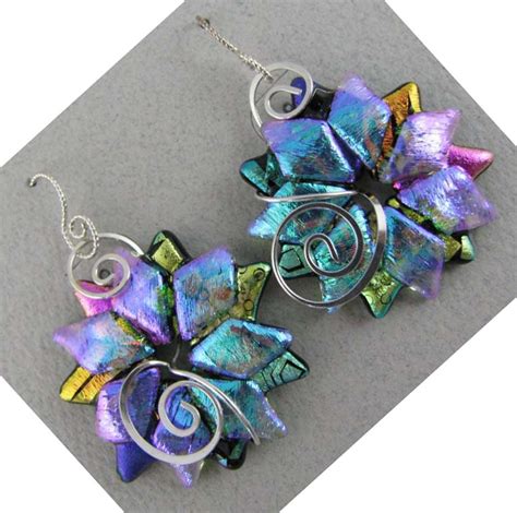 Dichroic glass jewelry