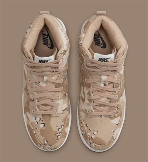 Tonal Tan Fatigues Of The Nike Dunk High Desert Camo DX2314 200