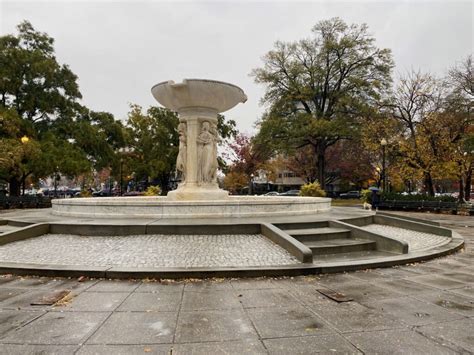 “Fencing removed from Dupont Circle Fountain” - PoPville