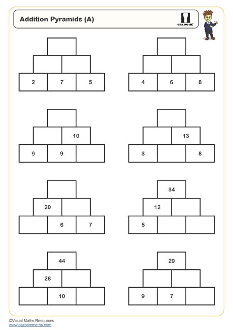 Addition Pyramids | FREE Teaching Resources