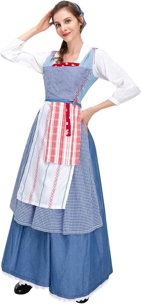 Disfraz De Oktoberfest Para Mujer Vestido De Sirvienta Alemana Traje