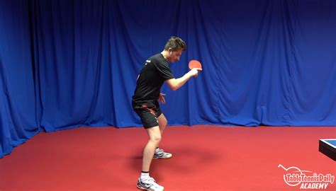 stance  ready position tabletennisdaily academy