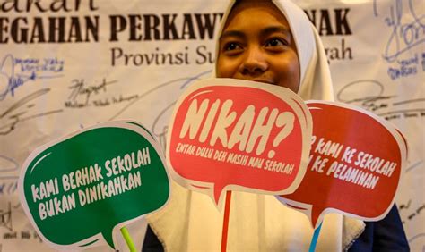 Angka Perkawinan Anak Terus Tunjukkan Penurunan