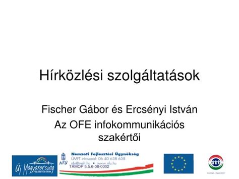 PPT Hírközlési szolgáltatások PowerPoint Presentation free download