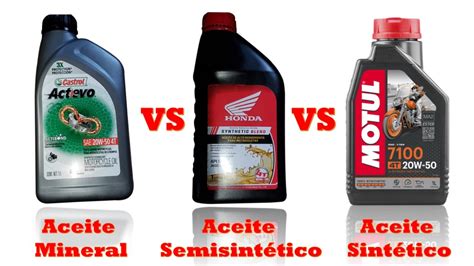 Aceite Mineral Vs Aceite Semisint Tico Vs Aceite Sint Tico Cu L Es