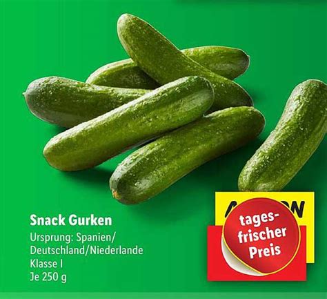 Snack Gurken Angebot Bei Lidl 1Prospekte De