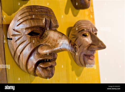 Masks Of The Val D Intelvi Schignano Como Italy Stock Photo Alamy