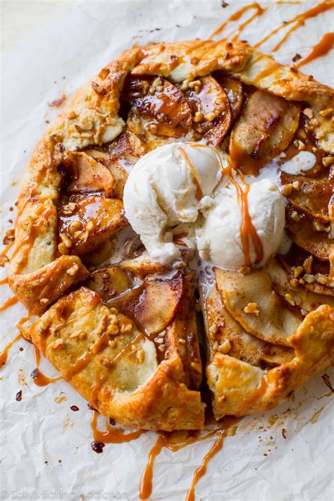 Salted Caramel Apple Galette Sallys Baking Addiction