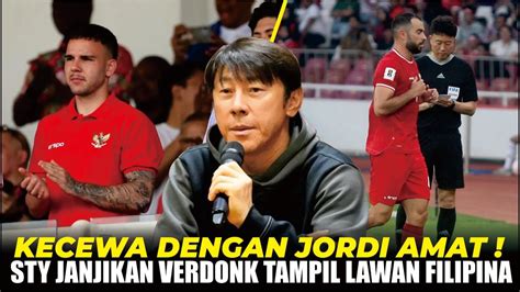 Kecewa Dengan Penampilan Jordi Amat Shin Tae Yong Janjikan Calvin