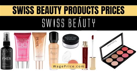 Swiss Beauty Products Price List 2023