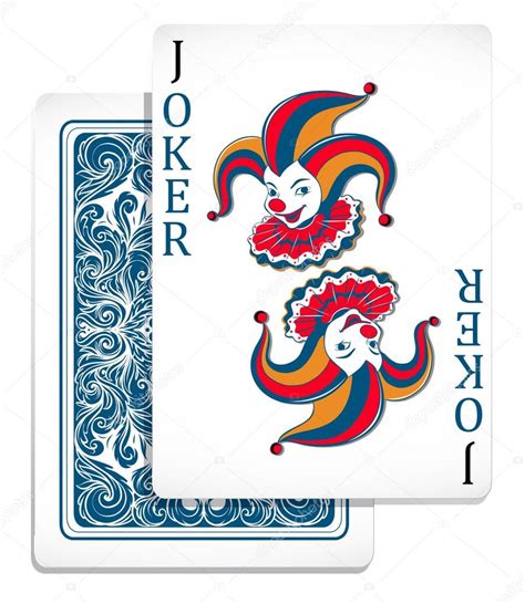 Clipart: joker playing card | Joker original design card — Stock Vector ...