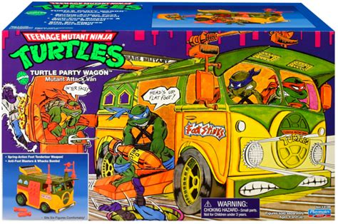 Teenage Mutant Ninja Turtles (1987) | Turtle Party Wagon Mutant Attack ...