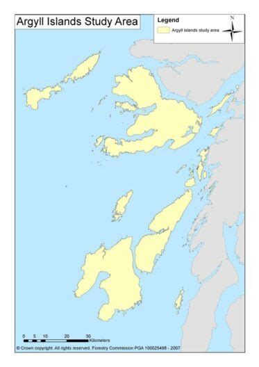 Argyll Islands forest habitat network - Forest Research