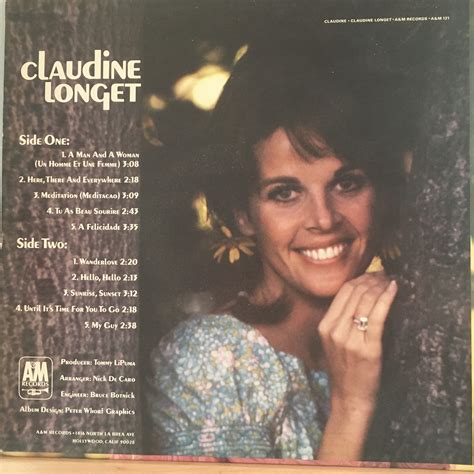 Claudine Longet — Claudine – Vinyl Distractions