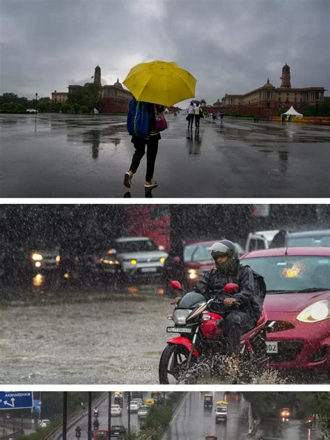 Monsoon In India Rains Lashes Several Cities Red Orange Alerts Issue