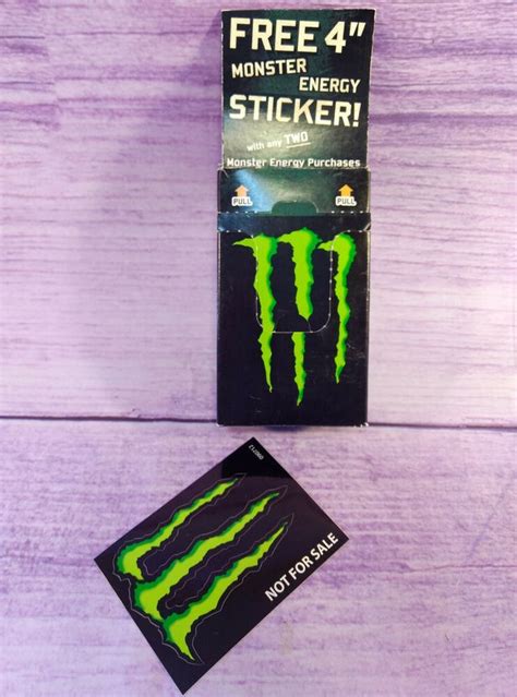 Authentic Monster Energy Drink Stickers Decals New Pack of 100 with ...