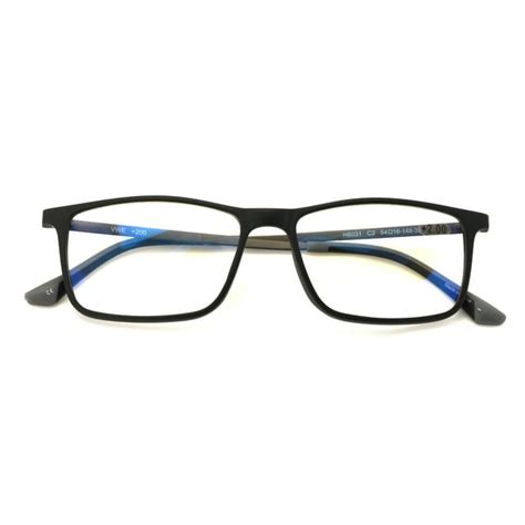 Tr90 With Flexible Titanium B Temple Rectangle Reading Glasses Ar Anti Reflective Coating