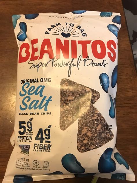 Beanitos Beanitos Original OMG Sea Salt Black Bean Chips Reviews | abillion