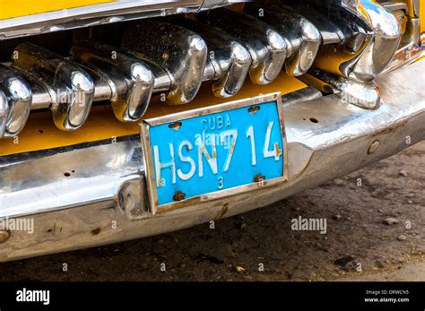 American motor cars from 1950's, Havana, Cuba Stock Photo - Alamy