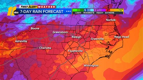 NC weather forecast | Severe storms with heavy rain rolling across central North Carolina ...