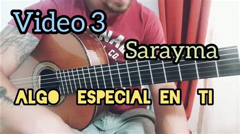 Tutorial Algo Especial En Ti Sarayma Video Youtube