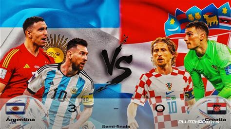 Efootball 🇦🇷 Argentina Vs 🇭🇷 Croatia Fifa World Cup Semi Final Match