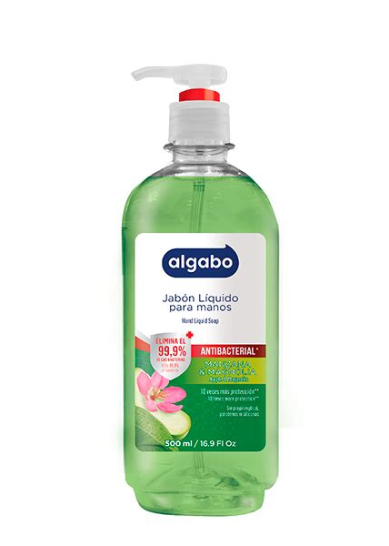 Caja x10 Jabón Líquido Antibacterial Manzana y Magnolia 500ml