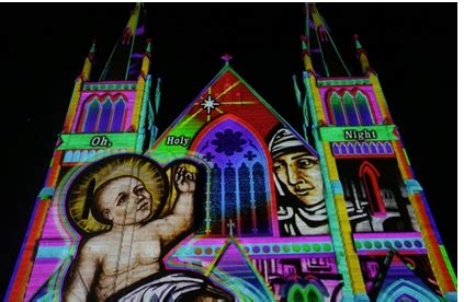 The Lights of Christmas at St Joseph's Cathedral Rockhampton