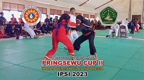 Pertandingan Pencak Silat Pesilat Lamtim Vs Tapak Suci Banyuwangi