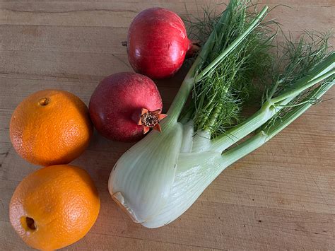 Fall Fennel And Orange Salad With Pomegranate Vinaigrette By Chef Carrie Bonfitto Bauman College