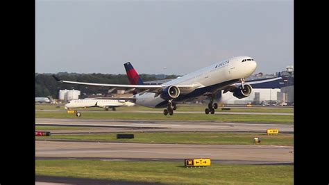 Delta A330 300 Take Off Atl Youtube