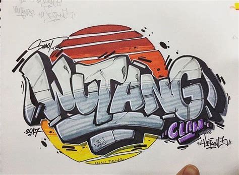 Wutang Clan Graffiti Art By Smoreone