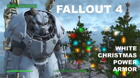 White Christmas Power Armor And Pip Boy Skin Fallout 4 Creation Club