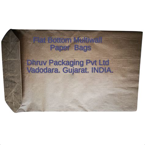 White Flat Bottom Multiwall Paper Bags At Best Price In Vadodara