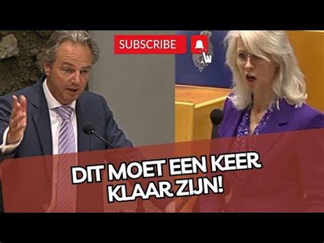 Pittig Debat Tussen PVV Er Madlener Mona Keijzer Dit Moet Een Keer