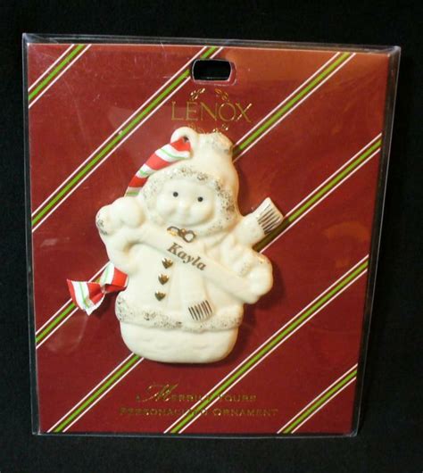 Lenox Merrily Yours Kayla Personalized Ornament Ebay