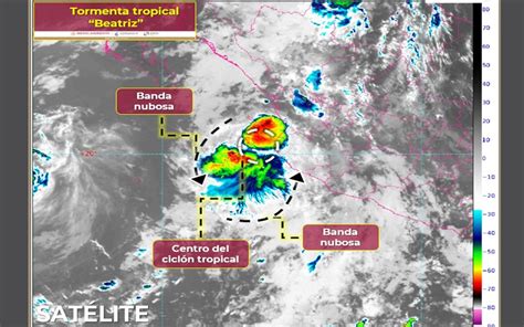 Hurac N Beatriz Se Degrada A Tormenta Tropical Aristegui Noticias