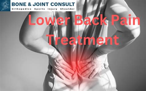 Lower Back Pain Treatment by Dr Rewat Laxman in Sarjapur Road Bangalore — Bone & Joint Consult ...