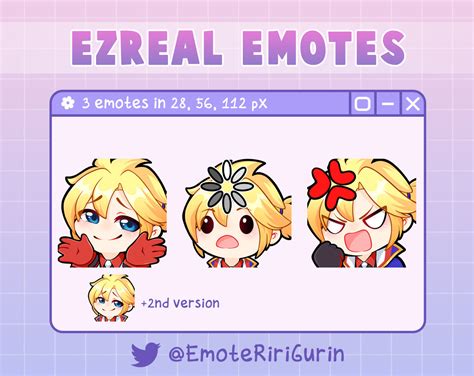 Ezreal Battle Academia League Of Legends Emote Set For Etsy