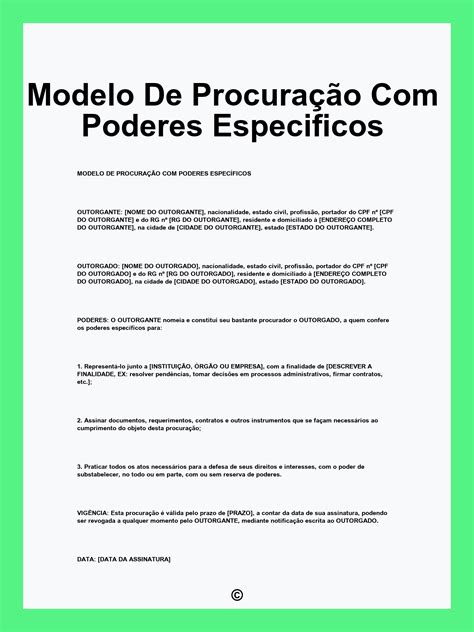 Procuracao De Terreno Modelo