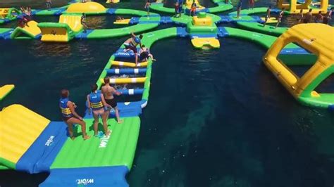 Video Massive Floating Waterpark Opens In Lake Michigan This Month Fox 47 News Wsym Lansing