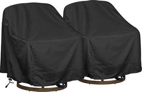 Outdoor Swivel Lounge Chair Cover 2 Packwaterproof Heavy