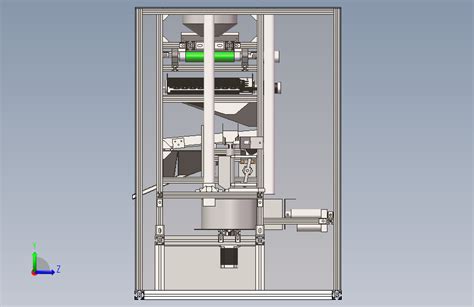 硬币自动分拣计数包装一体机设计三维sw2018带参 说明书 Solidworks 2018 模型图纸下载 懒石网