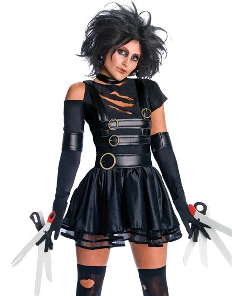 Edward Scissorhands Sexy Miss Scissorhands Adult Gothic Halloween Costume Ebay