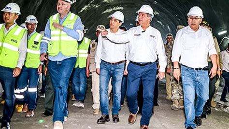 Titular del MTC supervisa avance de la construcción del túnel Machu