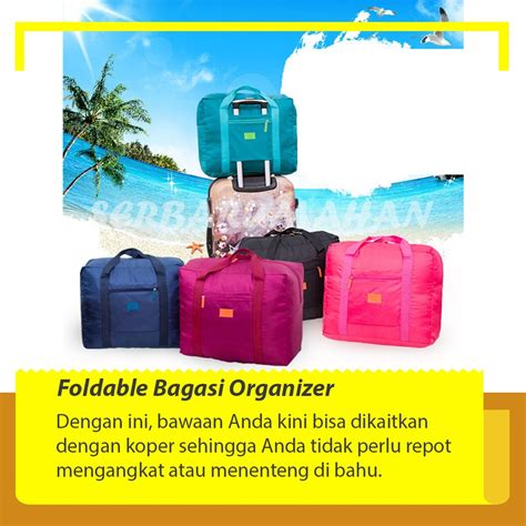 Jual Tas Travel Bag Tambahan Koper Tas Lipat Travel Tas Outdoor Tas